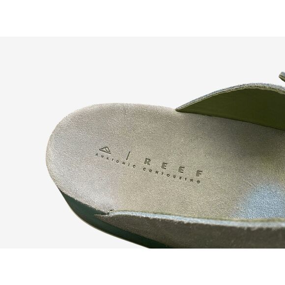 NWT Reef Ojai Gigi Platform Sandals 8 Frosty - Picture 4 of 7